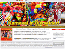 Tablet Screenshot of karneval-in-duesseldorf.de